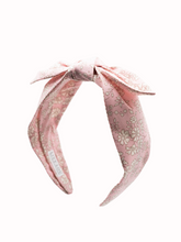 Load image into Gallery viewer, Ava Liberty of London in Capel Tana Lawn girls knotted headband  Livy Lou Collection
