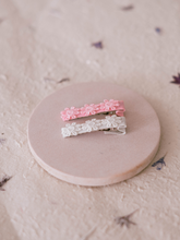 Load image into Gallery viewer, Daisy Set of 2 Embroidered Hair Clips / Livy Lou Collection