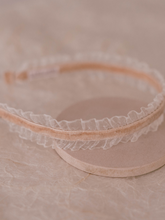 Load image into Gallery viewer, Lola Velvet Ruffle Headband