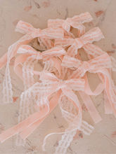 Load image into Gallery viewer, Flora Lace Schoolgirl Bow