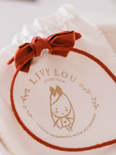 Load image into Gallery viewer, Valeria Red Linen Headband