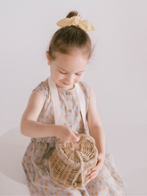 Load image into Gallery viewer, Katie Yellow Retro Scrunchie