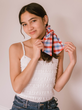 Load image into Gallery viewer, Americana Edit, patriotic scrunchie, tween hair accessories