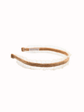 Load image into Gallery viewer, Velvet Ruffle Headband Livy Lou Collection