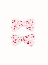 Load image into Gallery viewer, Valentina Mini Schoolgirl Bow ( 2 piece set )