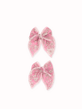 Load image into Gallery viewer, Nessa Rose Liberty of London Mini Fable Bows