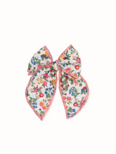 Load image into Gallery viewer, Floral Liberty of London patterned hair bows on a white background