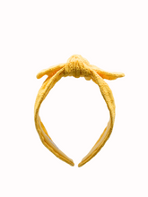 Load image into Gallery viewer, Katie Yellow Girls Knotted Headband
