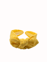 Load image into Gallery viewer, Katie Yellow Girls Knotted Headband
