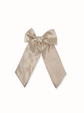 Load image into Gallery viewer, Beige satin bow on a white background