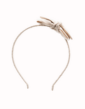 Load image into Gallery viewer, Livy Lou Collection Maya Headband in 100% Linen fabric, timeless and seasonless headband