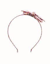 Load image into Gallery viewer, Livy Lou Collection Liberty of London Tana Lawn Cotton Augusta  Red Headband, European style