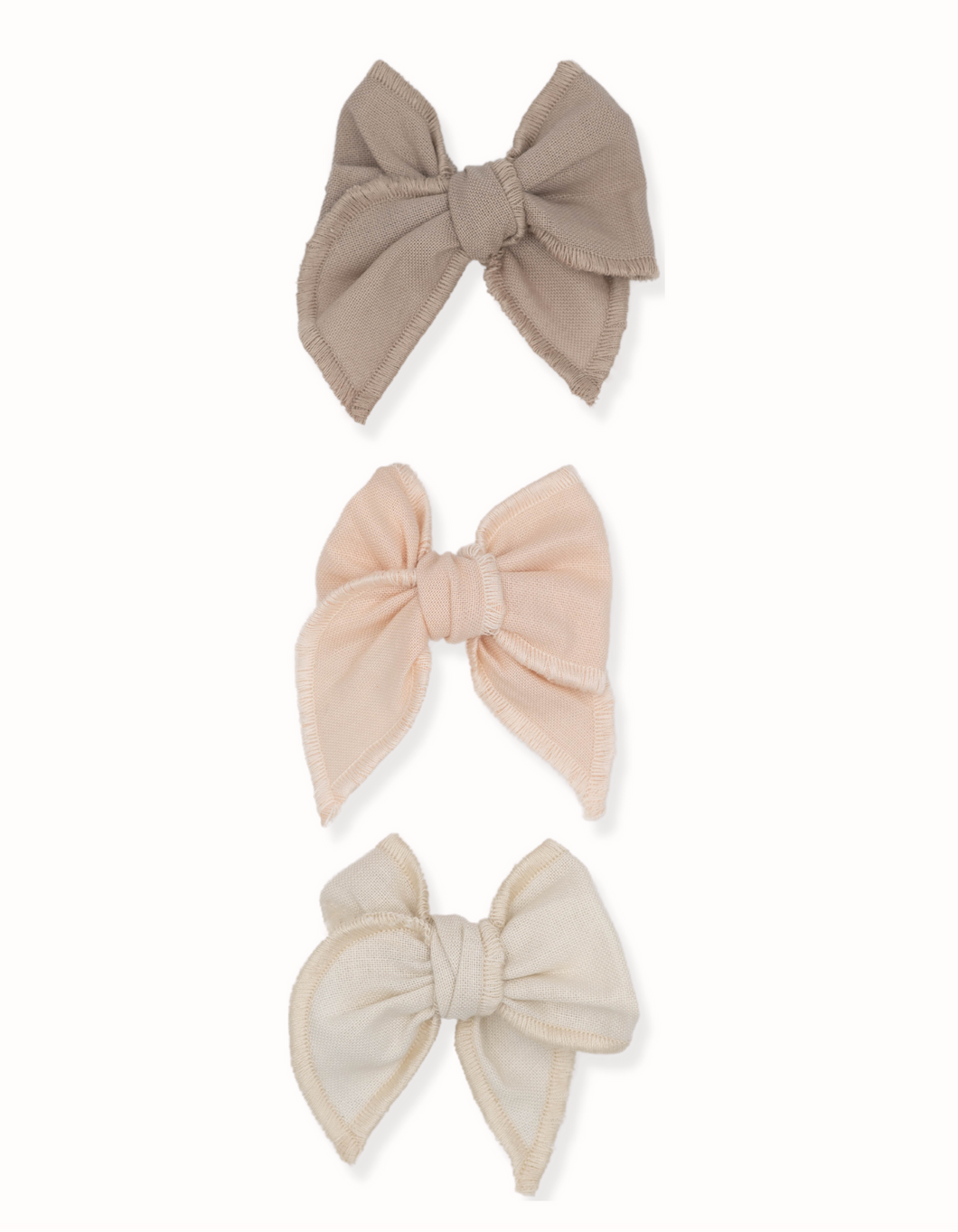Livy Lou Collection Neutral Solids Mini Fable Clips