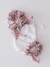 Load image into Gallery viewer, Betsy Anne Pink Liberty of London Mommy and Me Scrunchies / Livy Lou Collection