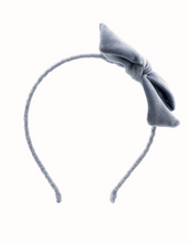 Load image into Gallery viewer, baby blue velvet headbands perfect for holidays