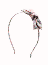 Load image into Gallery viewer, Livy Lou Collection Liberty of London Headband, Spring and Summer Collection, Michelle Liberty Tana Lawn Pink, Summer Collection,  perfect for kids and tweens
