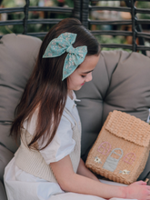 Load image into Gallery viewer, Liberty of London Light teal fable bow, Liberty of  London