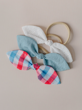 Load image into Gallery viewer, Marina baby bow headband Livy Lou Collection