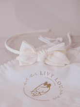 Load image into Gallery viewer, Layla headband , Livy Lou Collection, Linen headbands for toddlers and big girls
