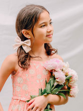 Load image into Gallery viewer, Bella Blush Pinwheel Petite Bow Livy Lou Collection 2 piece set