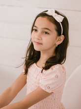 Load image into Gallery viewer, Linen Gauze Headband for big girls, Livy Lou Collection, White headbands