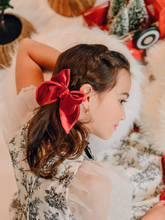 Load image into Gallery viewer, Ruby Fable Bow, Livy Lou Collection, Holiday Bows