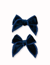 Load image into Gallery viewer, Sapphire Mini Fable Bow ( 2 piece sets )