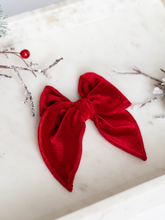 Load image into Gallery viewer, Ruby Fable Bow Livy Lou Collection, Holiday Bows