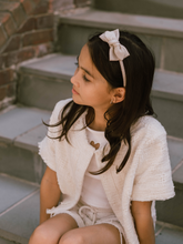 Load image into Gallery viewer, Livy Lou Collection Headband, Linen Cream Color, Fall and Winter Collection, kids headband