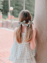 Load image into Gallery viewer, Sage Schoolgirl Bow