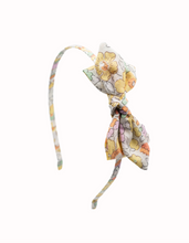 Load image into Gallery viewer, Livy Lou Collection Liberty of London Double Bow Headband Betsy Tana Lawn
