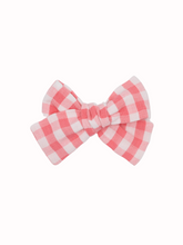 Load image into Gallery viewer, Macy Plaid Pinwheel Bow / Livy Lou Collection
