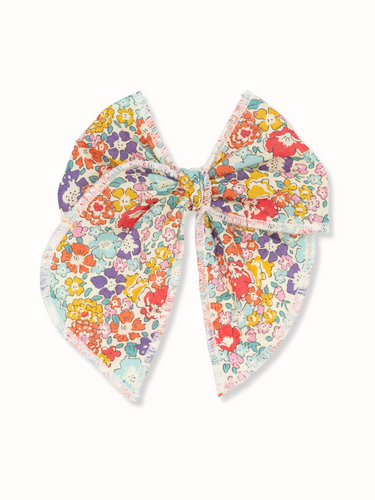 Claudia large fable bow in Michelle Tana Lawn liberty of london / Livy Lou Collection