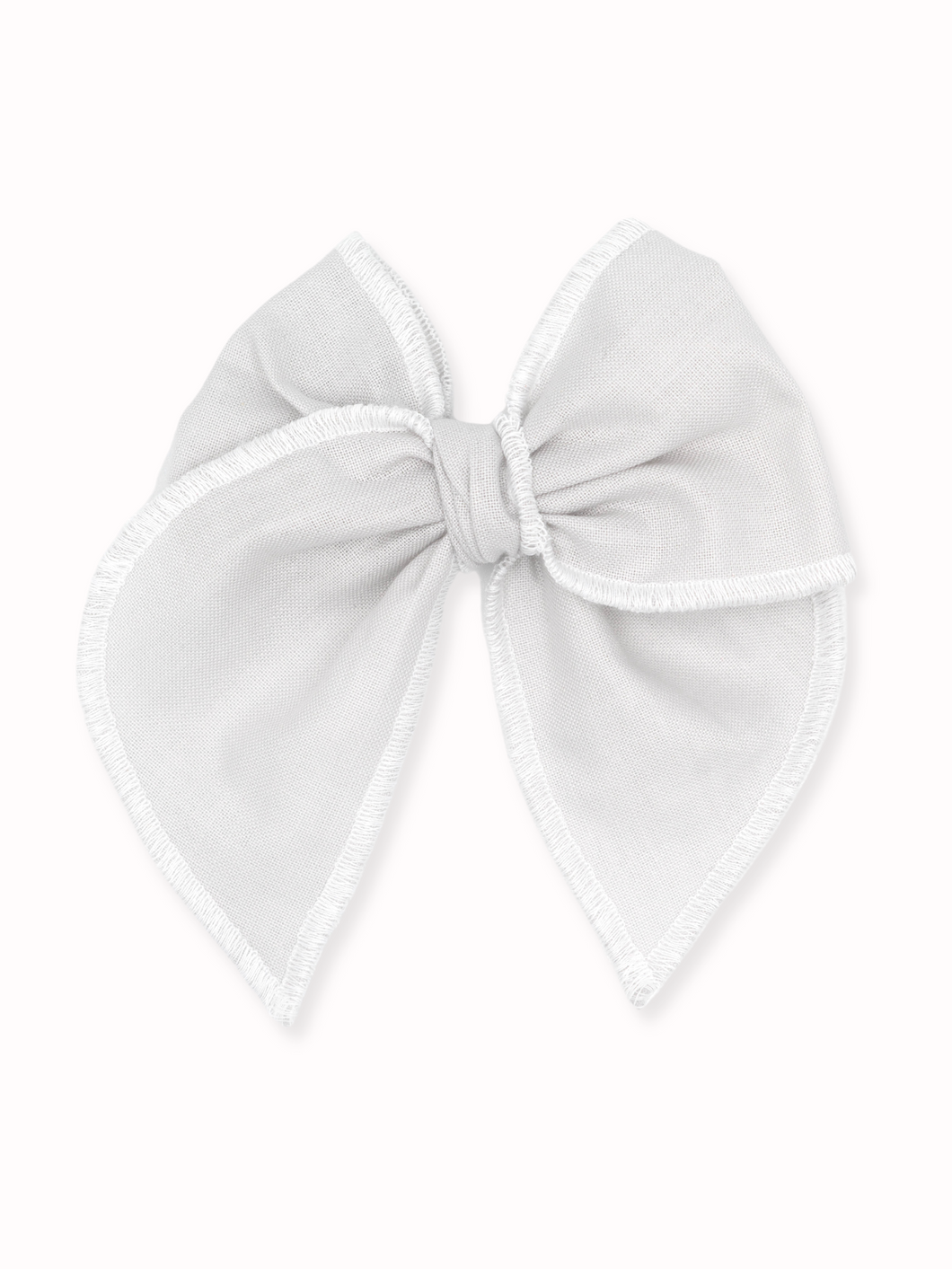 Cara Organic Cotton fable bow in light oat color / Livy Lou Collection