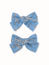 Load image into Gallery viewer, Mila  Liberty of London in Tana Lawn Capel Baby Blue Mini Pinwheel 
