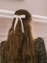 Load image into Gallery viewer, Lace Schoolgirl Bow, Livy Lou Collection
