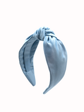 Load image into Gallery viewer, Livy Lou Collection Baby Blue Knotted Headband
