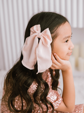 Load image into Gallery viewer, Bella Blush Chiffon Extra Large Fable Bow
