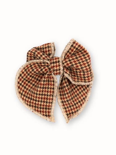 Houndstooth Fable Bow Livy Lou Collection 