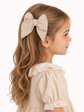 Load image into Gallery viewer, Aria Plaid Fable Bow
