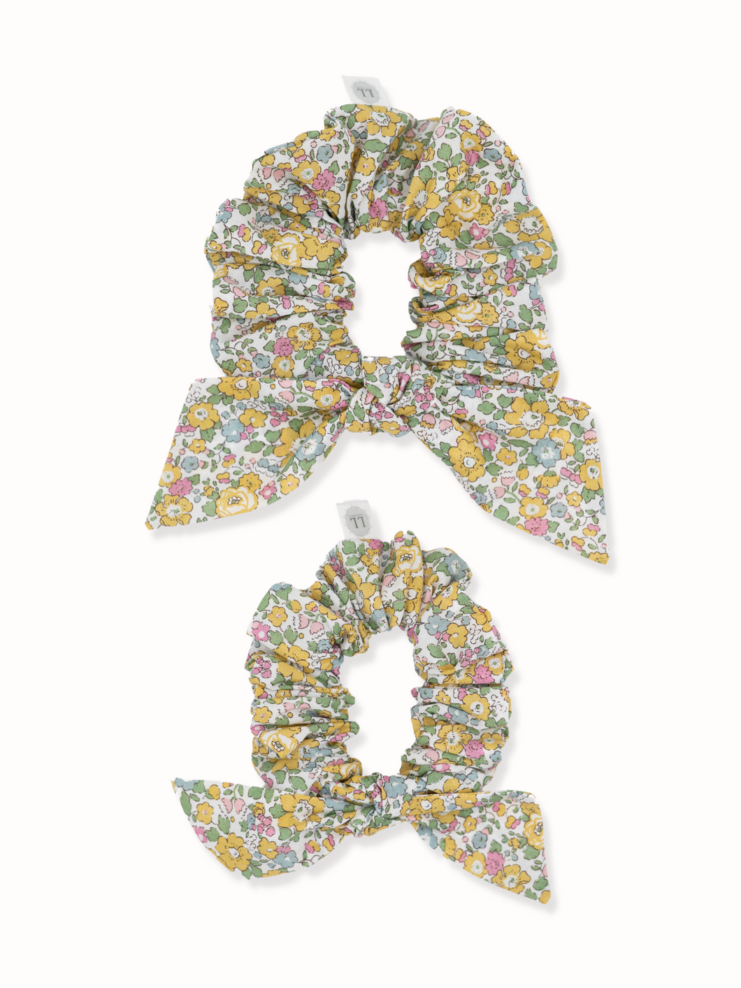 Betsy Anne Yellow Liberty of London Mommy and Me Scrunchies / Livy Lou Collection
