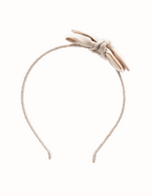 Load image into Gallery viewer, Livy Lou Collection Maya Headband in 100% Linen fabric, timeless and seasonless headband
