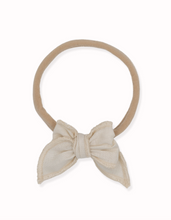 Load image into Gallery viewer, Ivory Mini Fable Baby Headband
