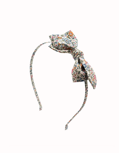 Livy Lou Collection, Liberty of London Headband Katie and Millie Tana Lawn design