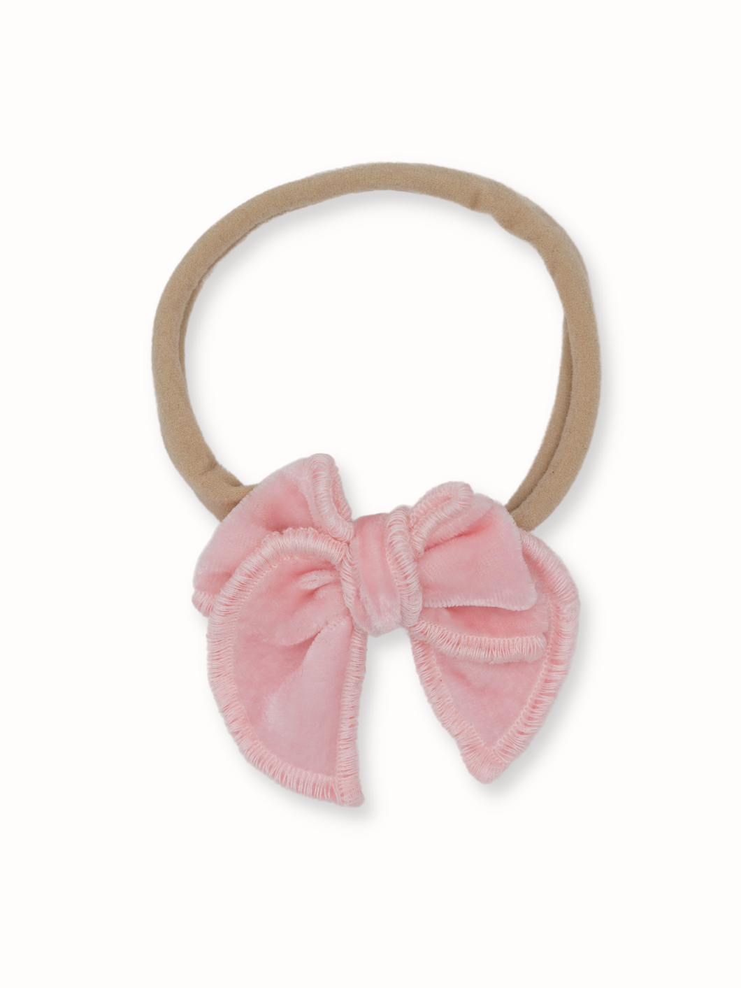 Anne Silk Royal Velvet Baby Bow Mini Fable Headband