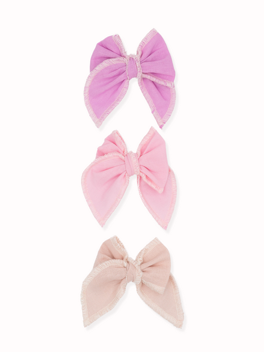 Rosie Mini  Fable set of 3 organic cotton solids / Livy Lou Collection