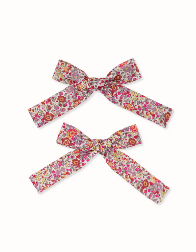 Livy Lou Collection Isabella Schoolgirl Bow in Liberty of London Fabric Tana Lawn