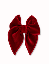 Load image into Gallery viewer, Livy Lou Collection, Ruby Fable Bow, Holiday Collection
