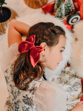 Load image into Gallery viewer, Ruby Fable Bow, Livy Lou Collection, Holiday Bows
