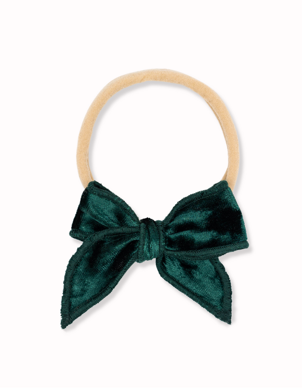 Emerald Baby Bow Headband